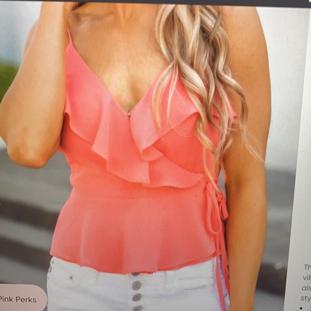 Pink tank top